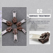 12PCS/Set Instant Zipper - HOW DO I BUY THIS Brown 12 PCS