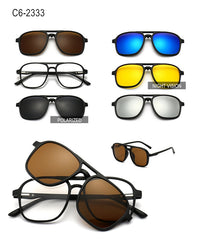 6 In 1 Polarized Sunglasses - HOW DO I BUY THIS Default Title