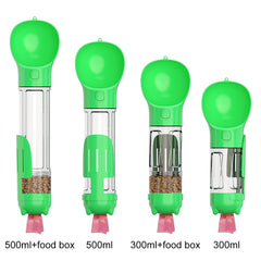 4 In 1 Pet Bottle - HOW DO I BUY THIS Green / 300ml with food box