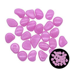 Garden Luminous Stones - HOW DO I BUY THIS 25pcs / Rose red