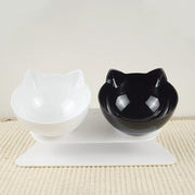 Non-Slip Double Pet Bowl - HOW DO I BUY THIS Black & White