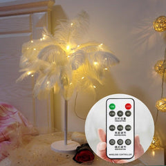 Novelty Feather Night Light - HOW DO I BUY THIS Large white with battery